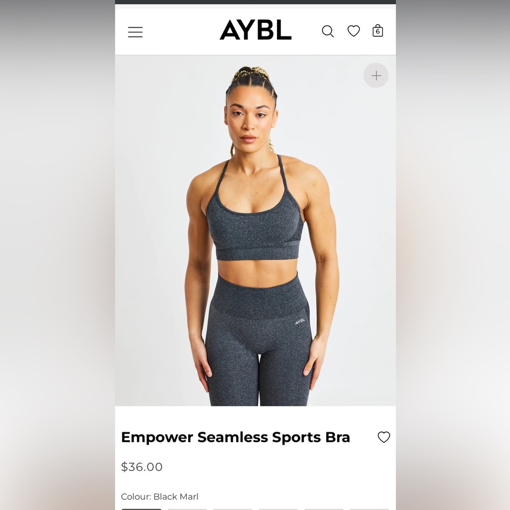 AYBL Empower Seamless sports bra